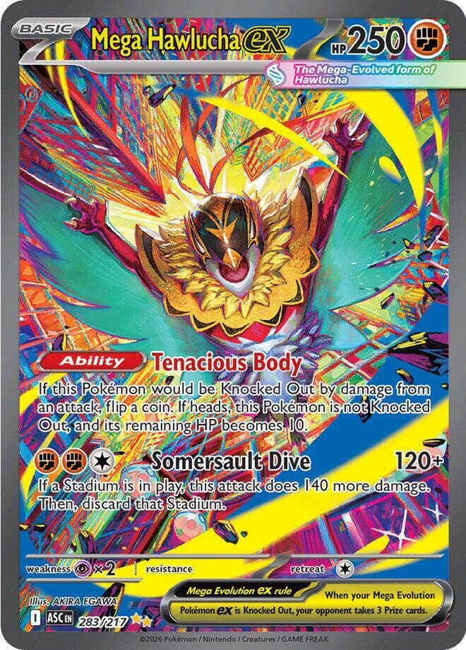 Pokemon Mega Hawlucha ex 283/217 Ascended Heroes