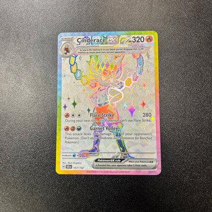 Pokemon TCG Cinderace ex 157/142 Stellar Crown