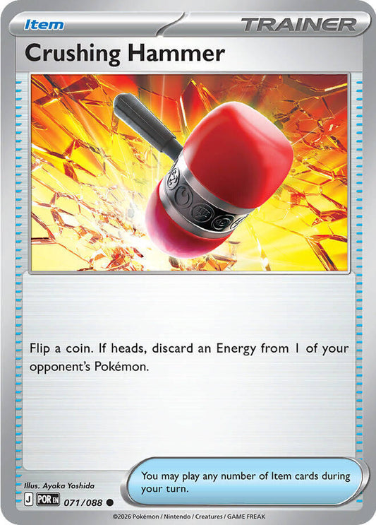 Pokemon Crushing Hammer 071/088 Perfect Order