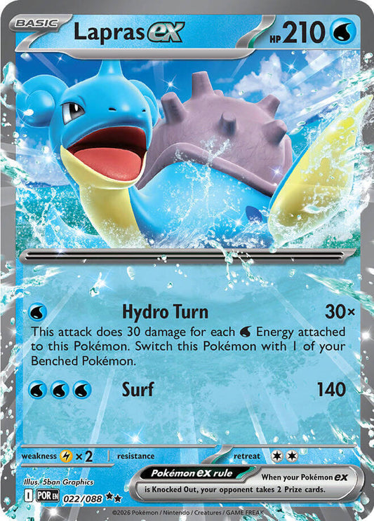 Pokemon Lapras ex 022/088 Perfect Order
