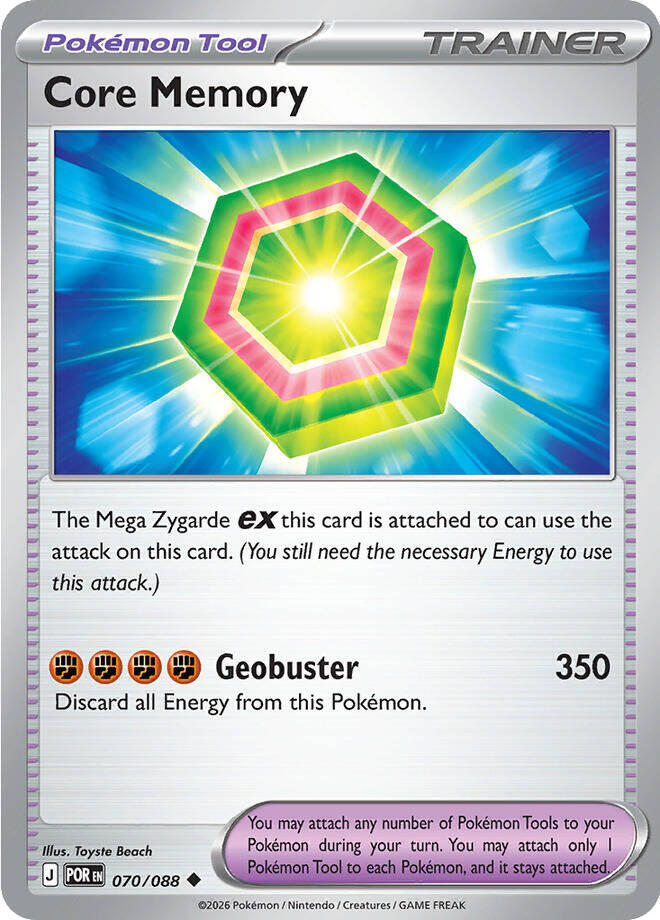 Pokemon Core Memory 070/088 Perfect Order