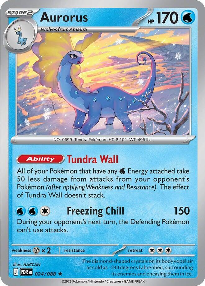 Pokemon Aurorus 024/088 Perfect Order