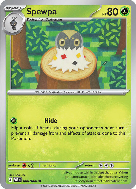 Pokemon Spewpa 008/088 Perfect Order