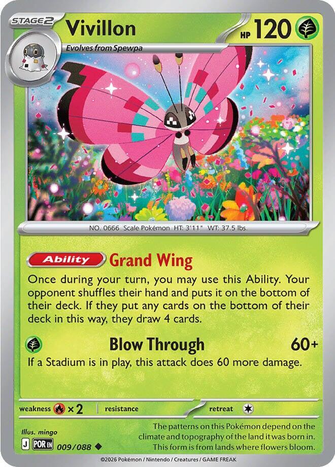 Pokemon Vivillon 009/088 Perfect Order