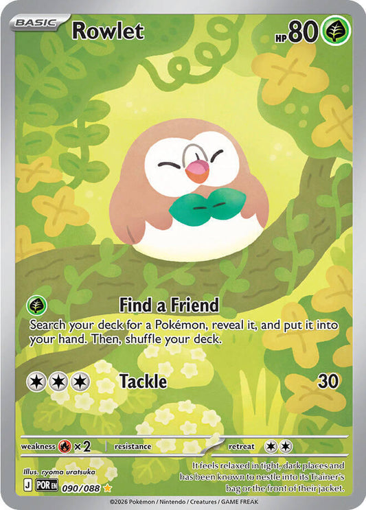 Pokemon Rowlet 090/088 Perfect Order