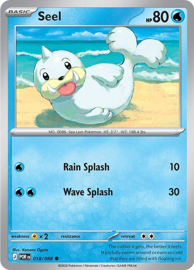 Pokemon Seel 018/088 Perfect Order