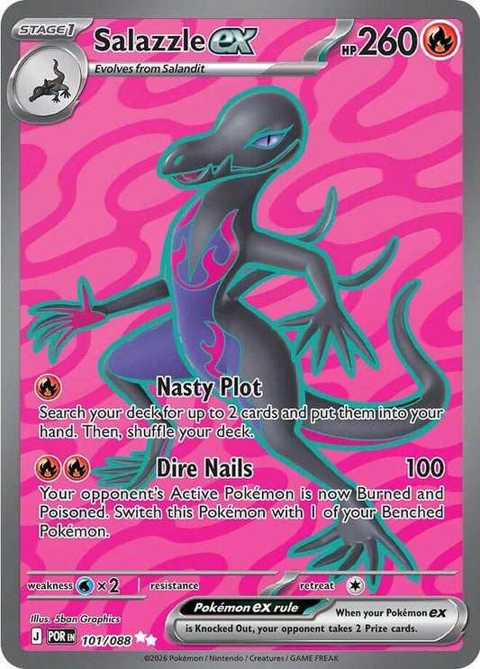 Pokemon Salazzle ex 101/088 Perfect Order