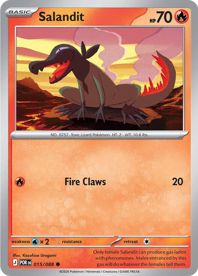 Pokemon Salandit 015/088 Perfect Order