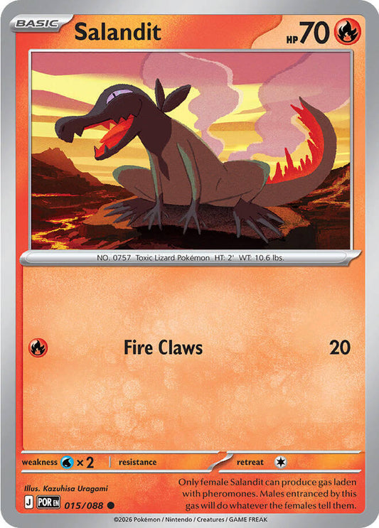 Pokemon Salandit 015/088 Perfect Order