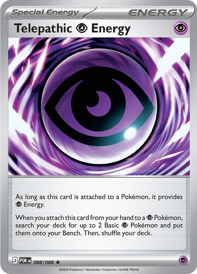 Pokemon Telepathic Psychic Energy 088/088 Perfect Order
