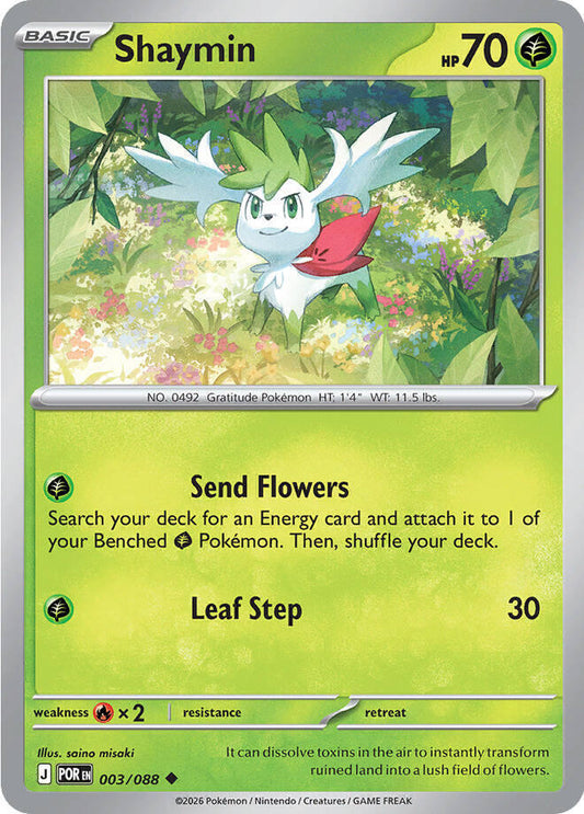 Pokemon Shaymin 003/088 Perfect Order