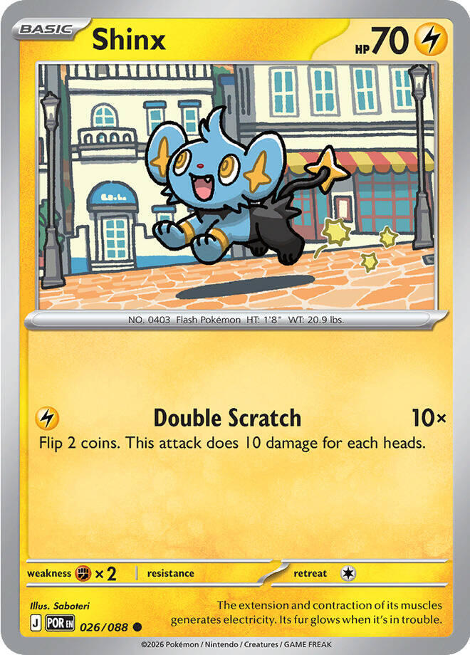 Pokemon Shinx 026/088 Perfect Order