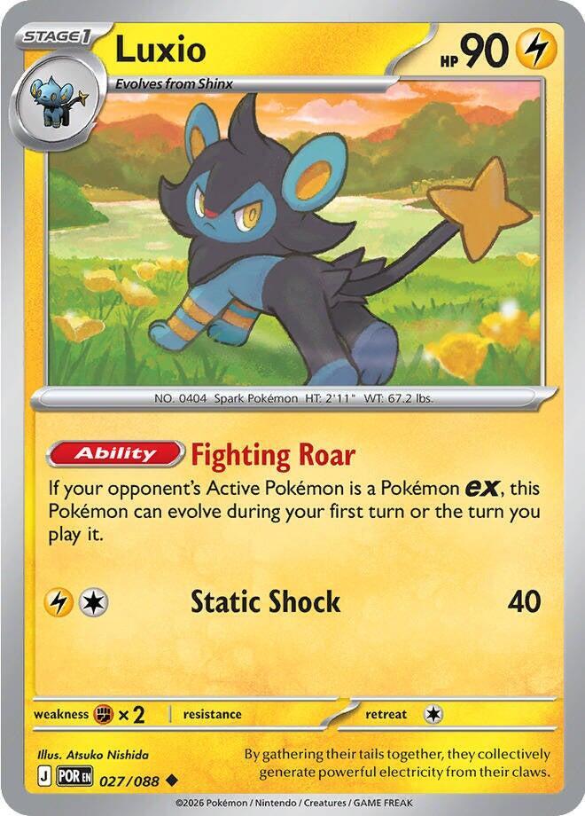 Pokemon Luxio 027/088 Perfect Order