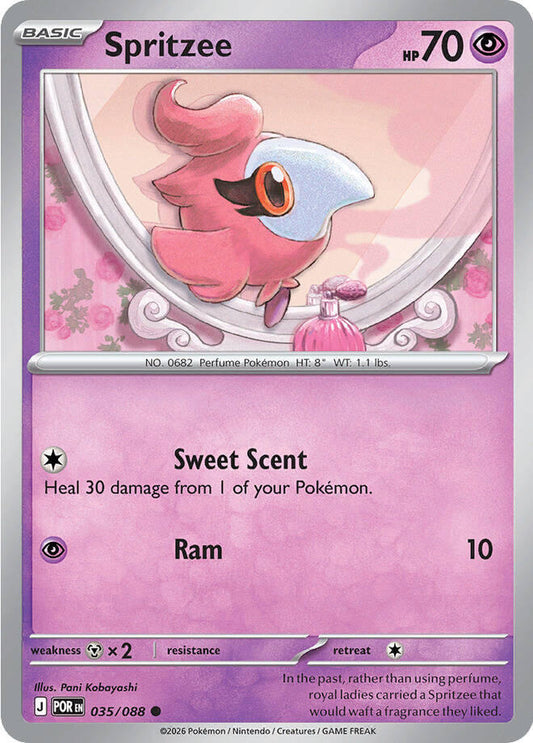Pokemon Spritzee 035/088 Perfect Order