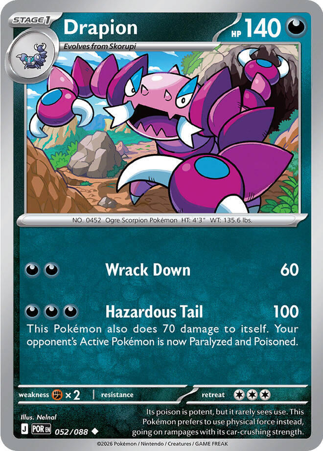 Pokemon Drapion 052/088 Perfect Order