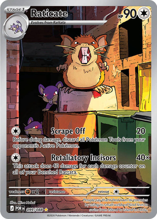 Pokemon Raticate 099/088 Perfect Order