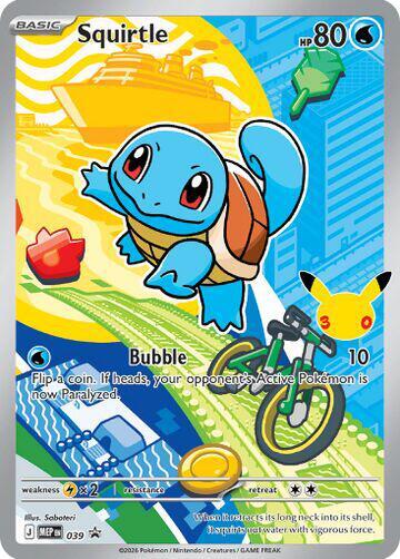 Pokemon Squirtle MEP39 Mega Evolution Promos
