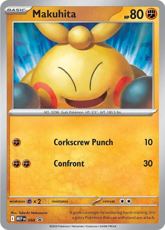 Pokemon Makuhita MEP68 Mega Evolution Promos