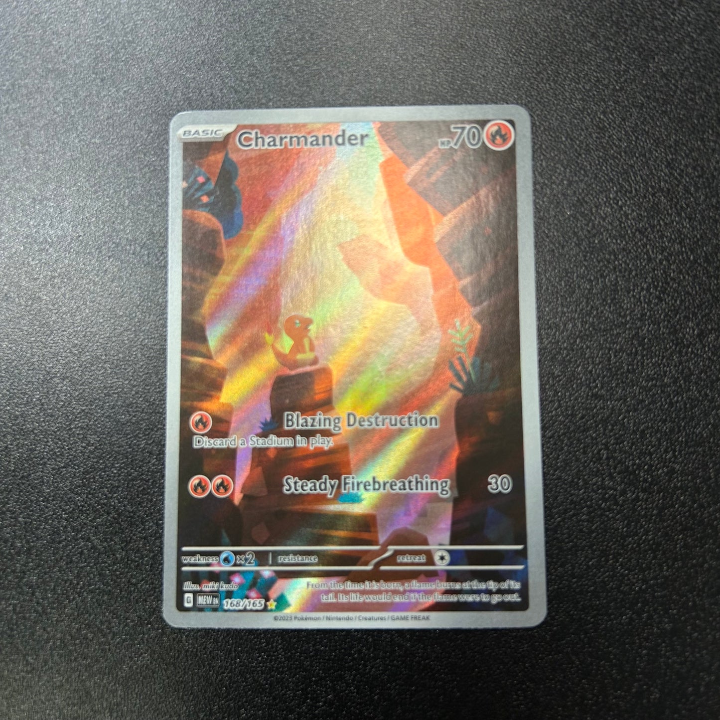 Pokemon TCG Charmander Full Art 168/165 151