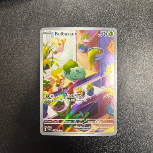 Pokemon TCG Bulbasaur Full Art #143/142 Stellar Crown