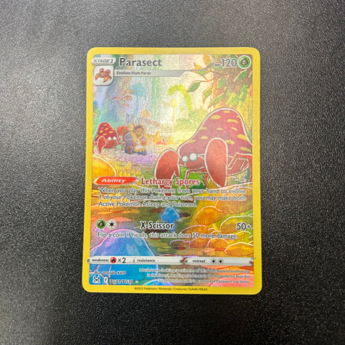 Pokemon TCG Parasect TG01/TG30 Full Art