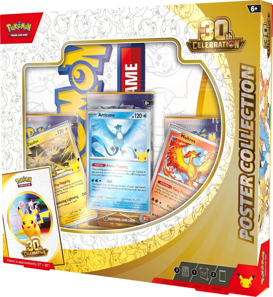 Pokemon 30th Anniversary Poster Collection
