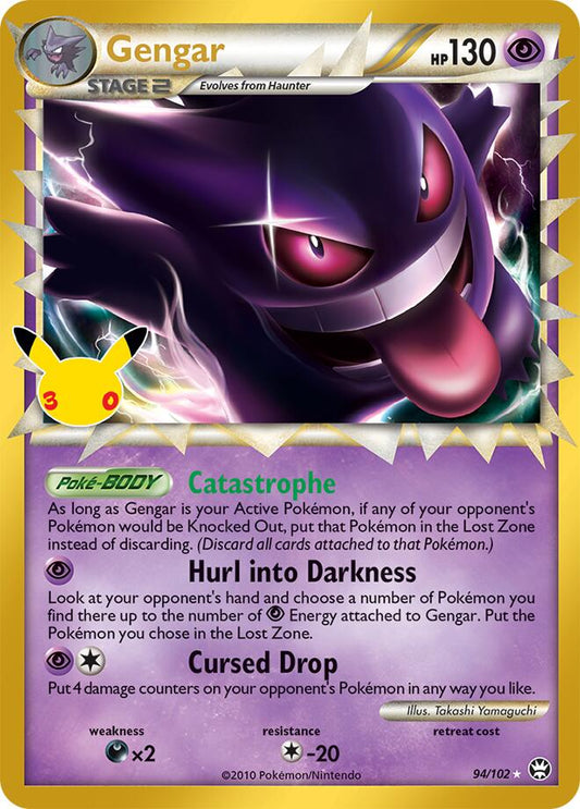 Pokemon Gengar CC 94/102 30th Celebration
