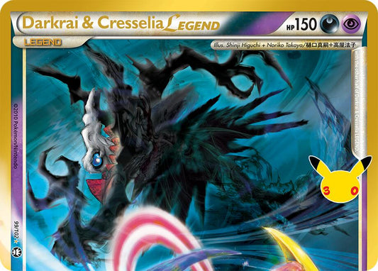 Pokemon Darkrai & Cresselia LEGEND CC 99/102 30th Celebration