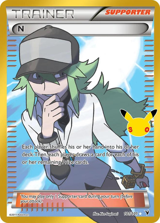 Pokemon N CC 101/101 30th Celebration