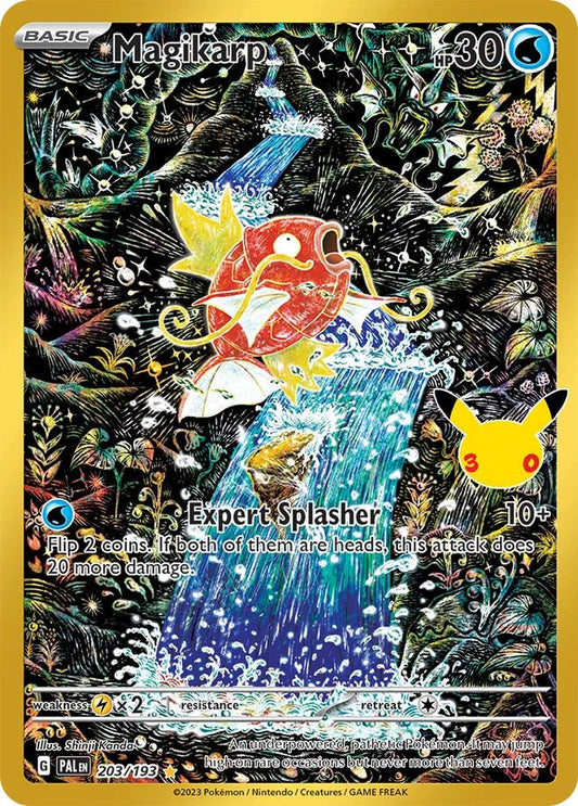 Pokemon Magikarp CC 203/193 30th Celebration