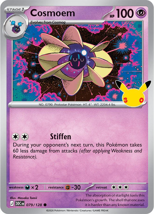 Pokemon Cosmoem 079/128 30th Celebration