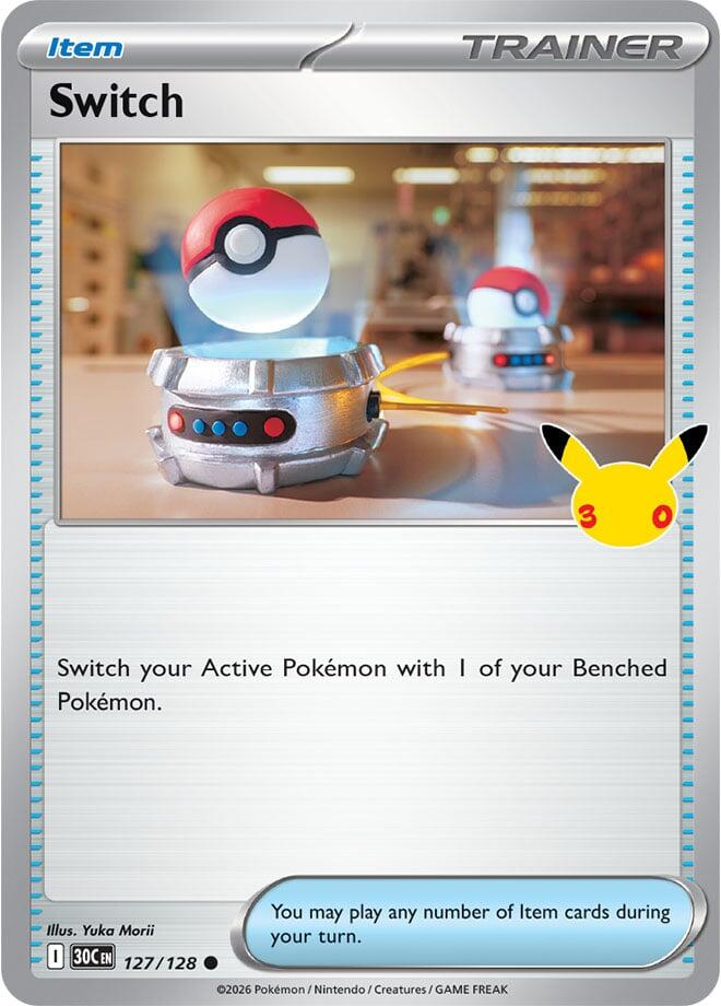 Pokemon Switch 127/128 30th Celebration