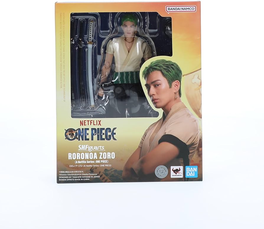 Bandai S.H. Figuarts Anime One Piece Live Action Roronoa Zoro Action Figure