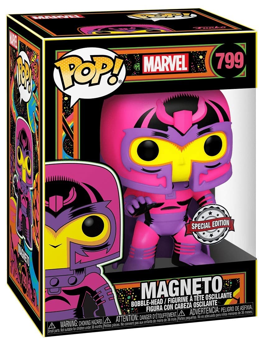 Funko Pop! Marvel Magneto #799 Special Edition Black Light