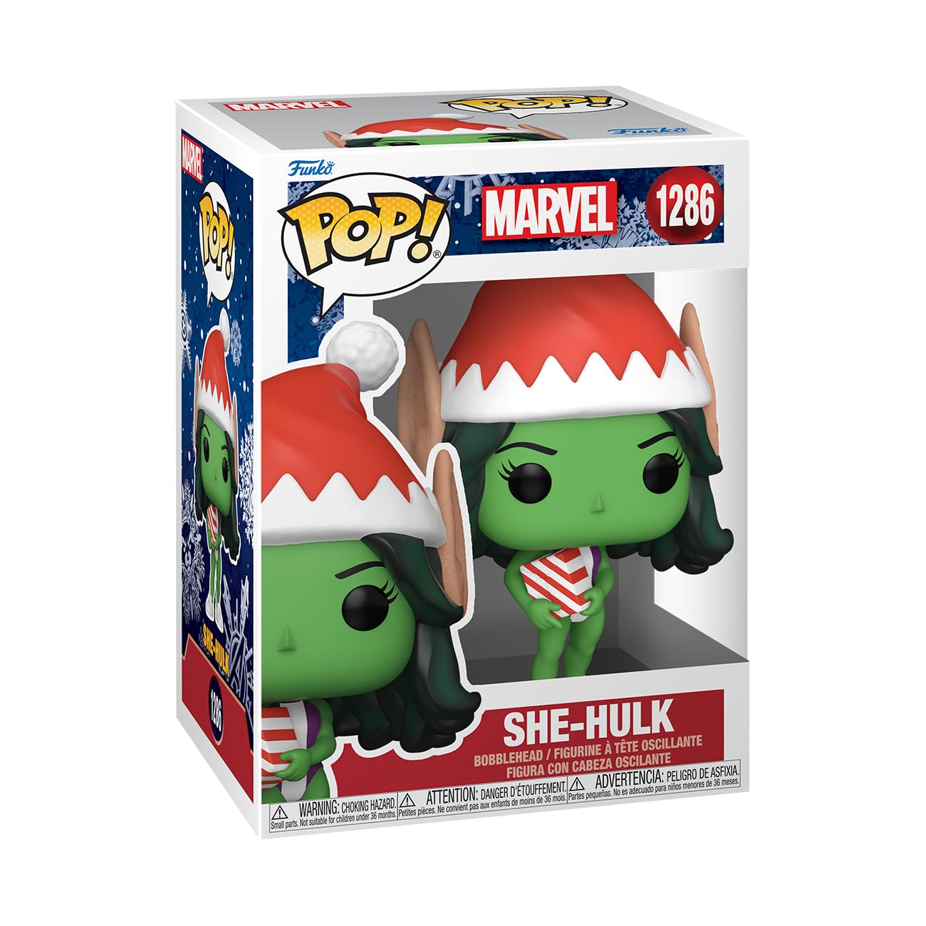 Funko Pop! Marvel She Hulk #1286 Christmas Edition