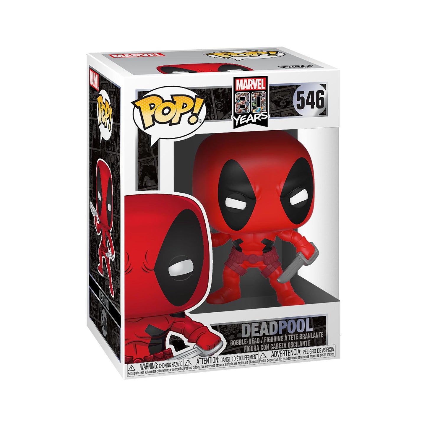 Funko Pop! Marvel 80 Year Anniversary Deadpool #546