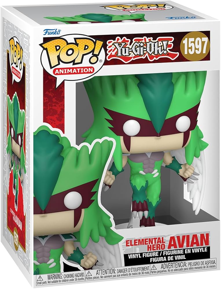 Funko Pop! Animation Yu Gi Oh Elemental Hero Avian #1597