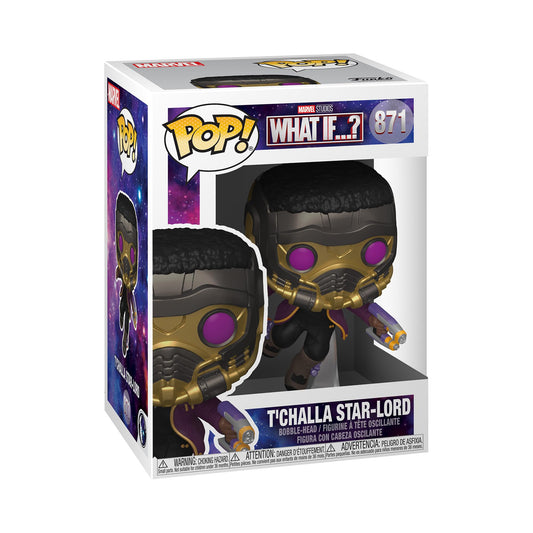 Funko Pop! Television Marvel What If... T'Challa Star Lord #871