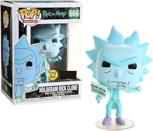 Funko Pop! Animation Ricky And Morton Hologram Rick Clone #659