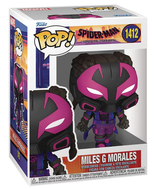 Funko Pop! Movies Marvel Spider-Man Across The Spiderverse Miles G Morales #1412