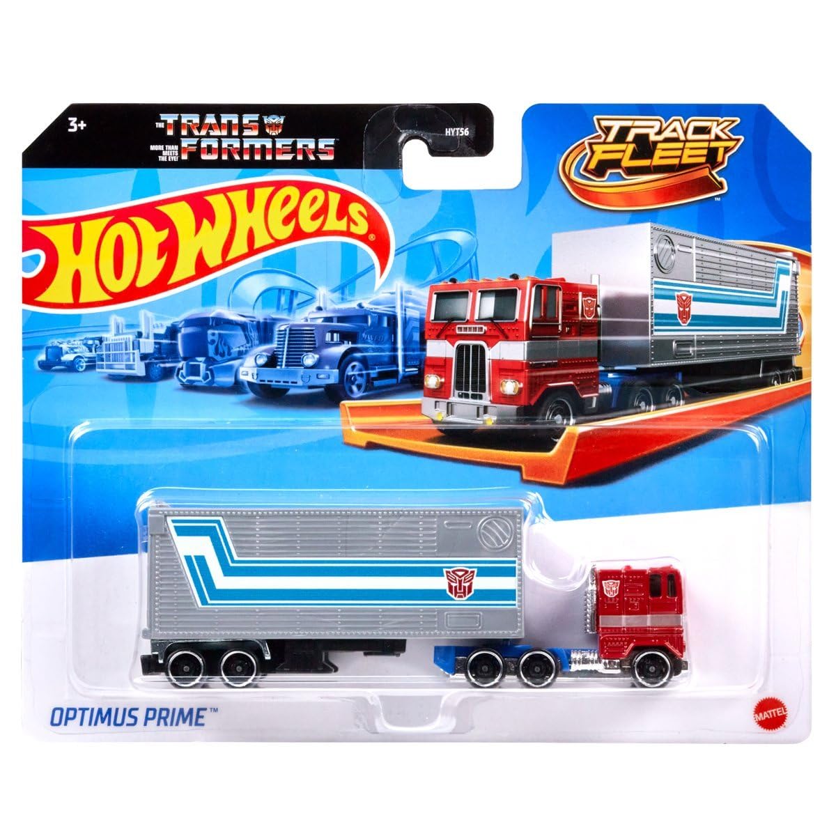 Mattel Hot Wheels Transformers Optimus Prime Track Fleet