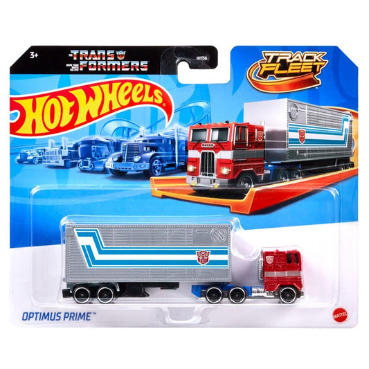 Mattel Hot Wheels Transformers Optimus Prime Track Fleet