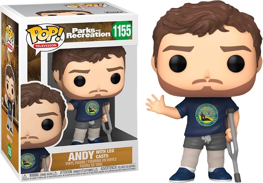 Funko Pop! Television Parks & Recreation Andy With Leg Casts #1155