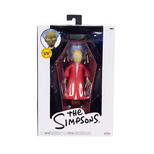 Jakks Pacific The Simpsons Vampire Mr. Burns Glow in the Dark Vinyl Figure