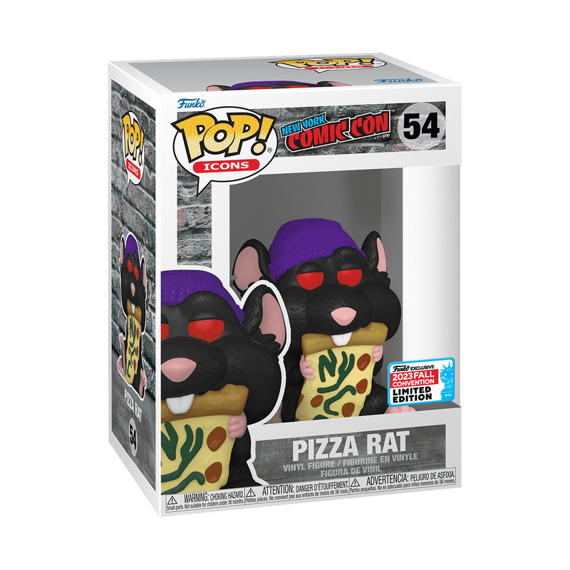 Funko Pop! Icons New York Comic Con Pizza Rat #54 NYCC 2023 Limited Edition