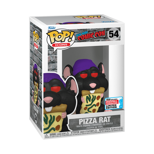 Funko Pop! Icons New York Comic Con Pizza Rat #54 NYCC 2023 Limited Edition