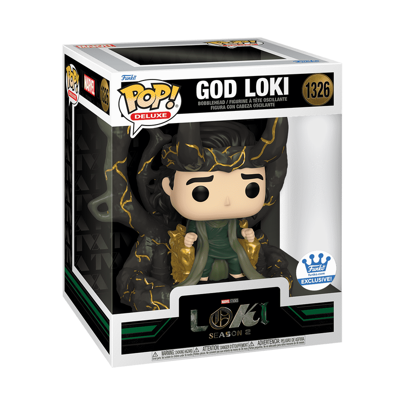 Funko Pop! Television Loki Season 2 God Loki #1326 Funko Exclusive