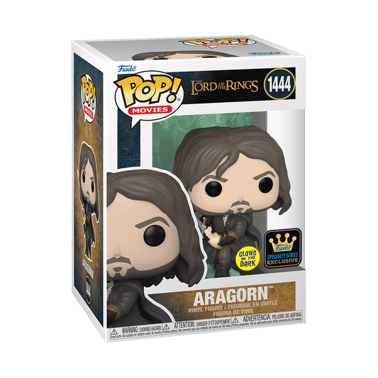 Funko Pop! Movies Lord Of The Rings Aragorn #1444 Funko Exclusive Glow In The Dark