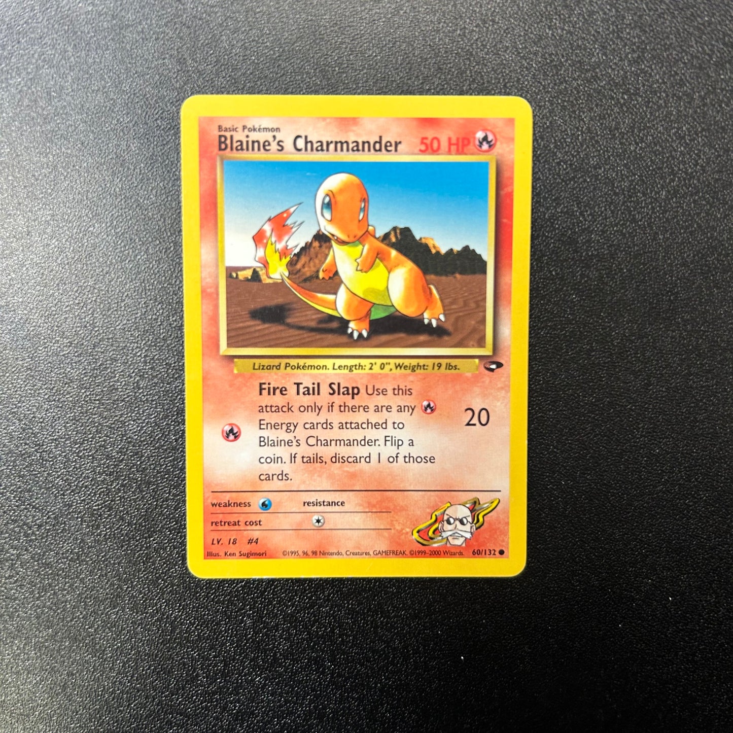 Pokemon TCG Blaine's Charmander 60/132 Gym Challenge