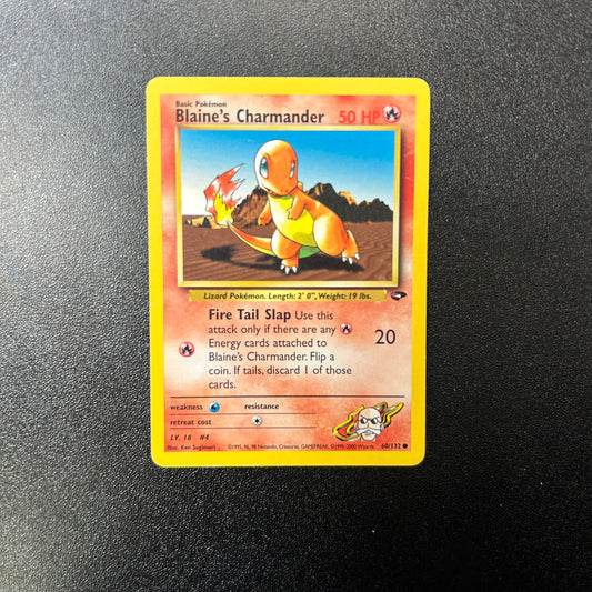 Pokemon TCG Blaine's Charmander 60/132 Gym Challenge